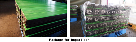 Package for impact bar